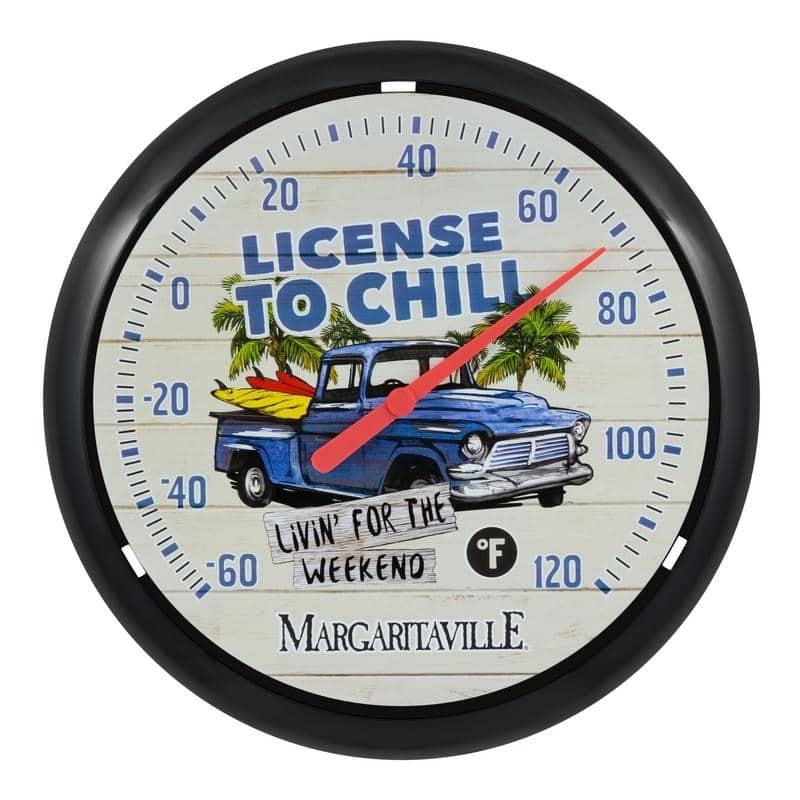 La Crosse 13.5 inch Margaritaville Analog Dial Thermometer