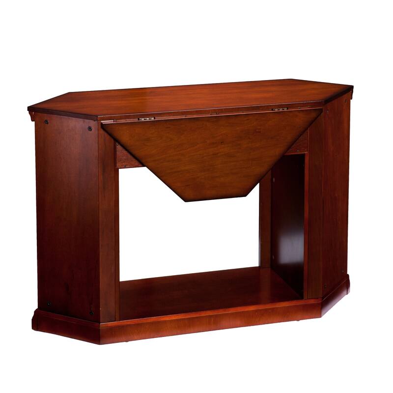SEI Furniture Cabot Cherry Convertible Color Changing Fireplace