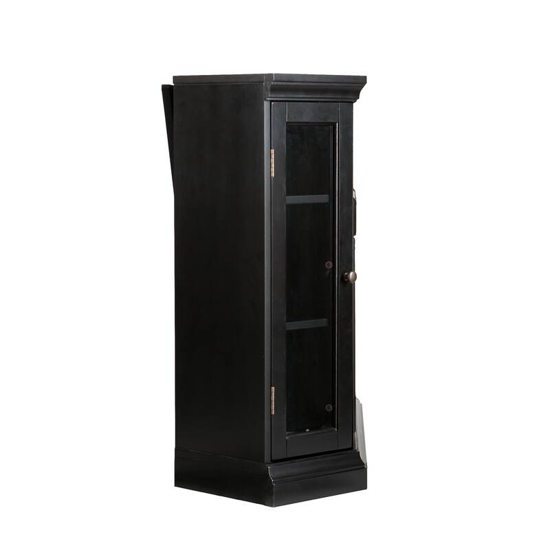 SEI Furniture Cabot Cherry Convertible Color Changing Fireplace