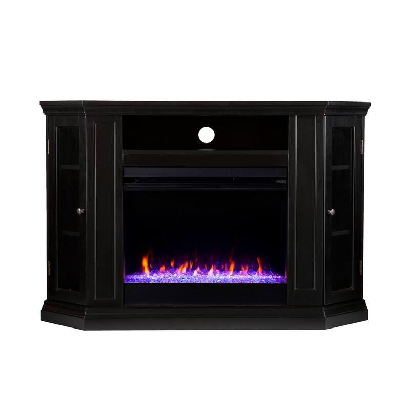 SEI Furniture Cabot Cherry Convertible Color Changing Fireplace