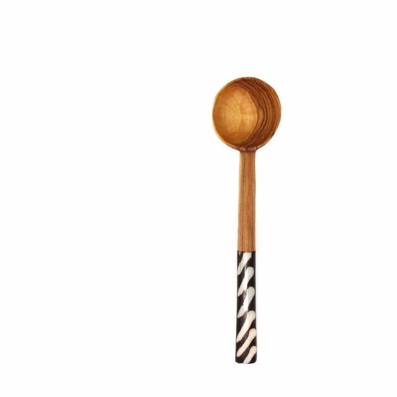 Handmade Olive Wood Long Handle Coffee Scoop