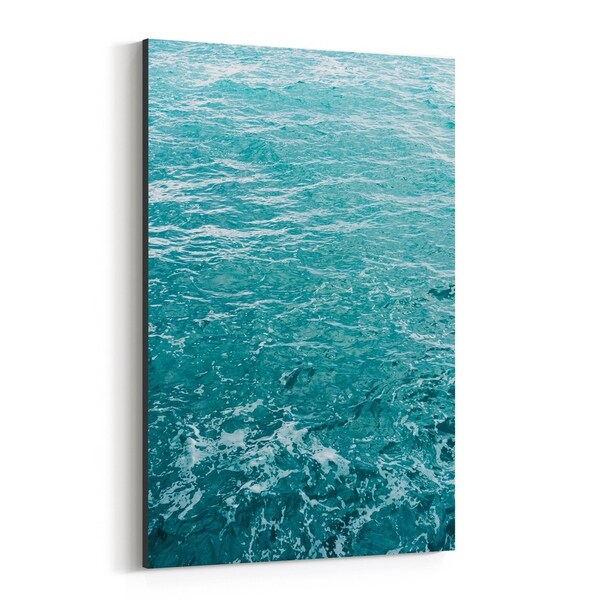 Noir Gallery Positano Italy Beach Nature Photo Canvas Wall Art Print