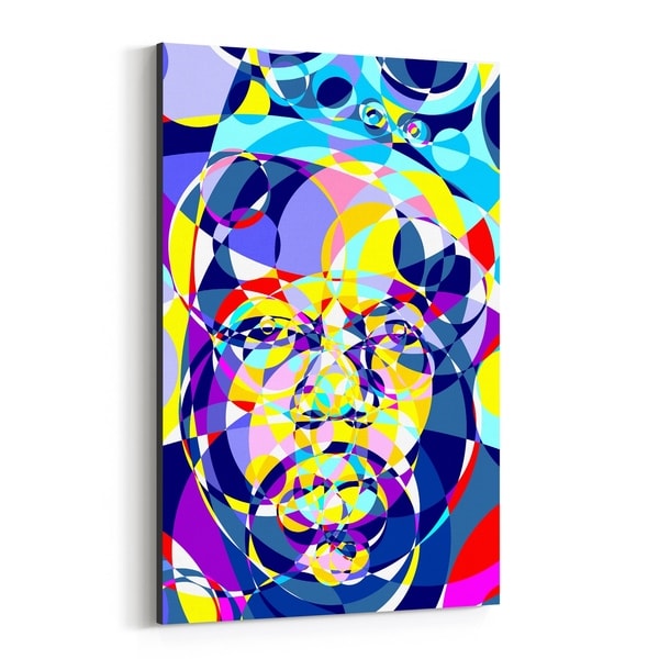 Noir Gallery Notorious BIG Abstract Illustration Canvas Wall Art Print