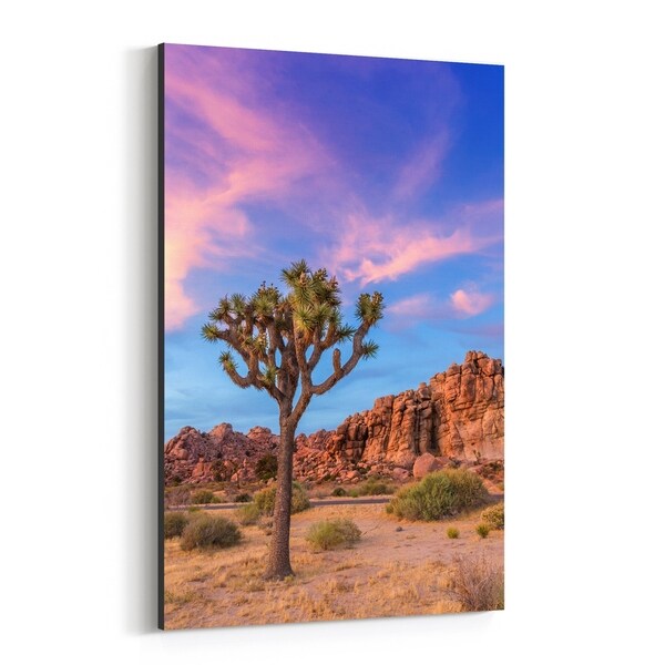 Noir Gallery Joshua Tree California Desert Nature Canvas Wall Art Print