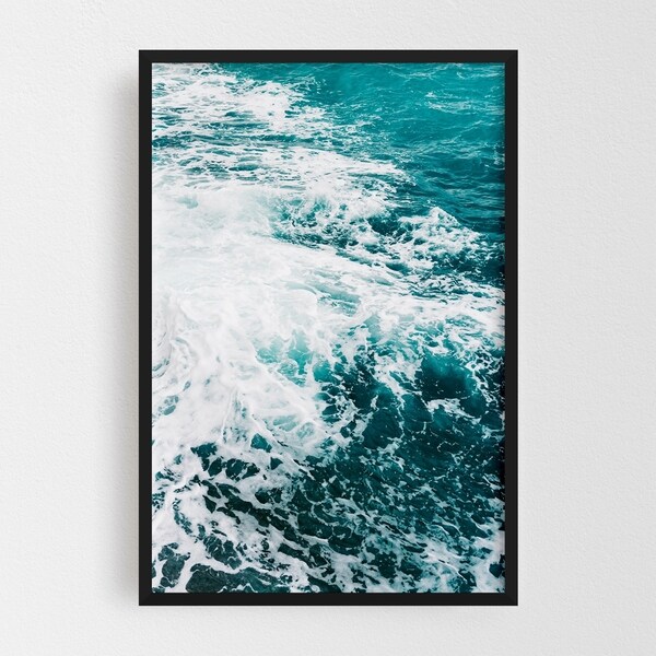 Noir Gallery Positano Italy Beach Nature Photo Framed Art Print