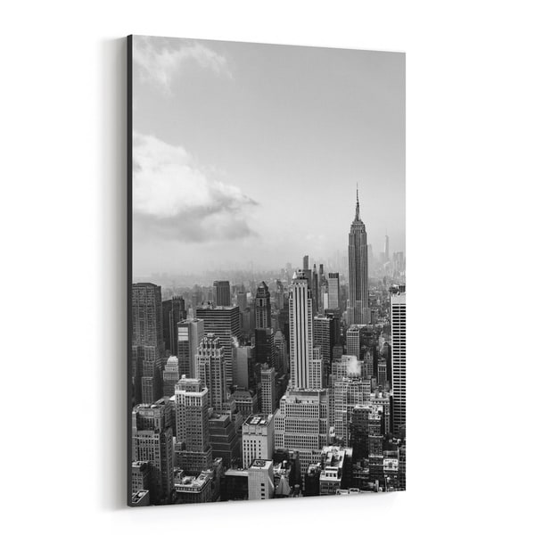 Noir Gallery New York New York Architecture Urban Canvas Wall Art Print