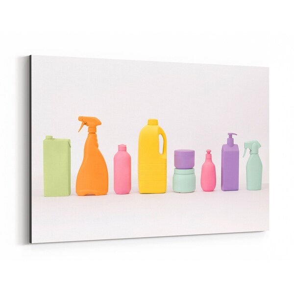 Noir Gallery Humor Plastic Bottles Photo Canvas Wall Art Print