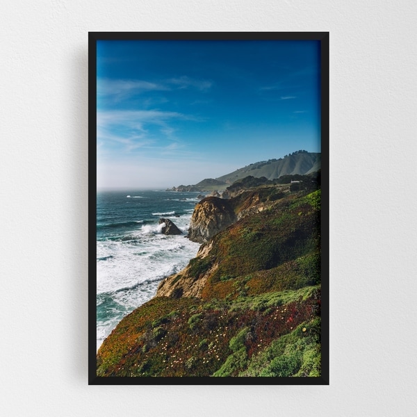 Noir Gallery Big Sur California Beach Nature Framed Art Print