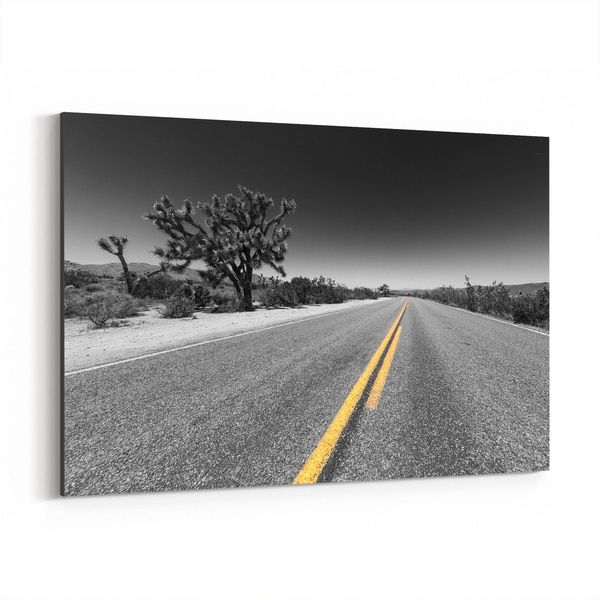 Noir Gallery Joshua Tree California Nature Photo Canvas Wall Art Print