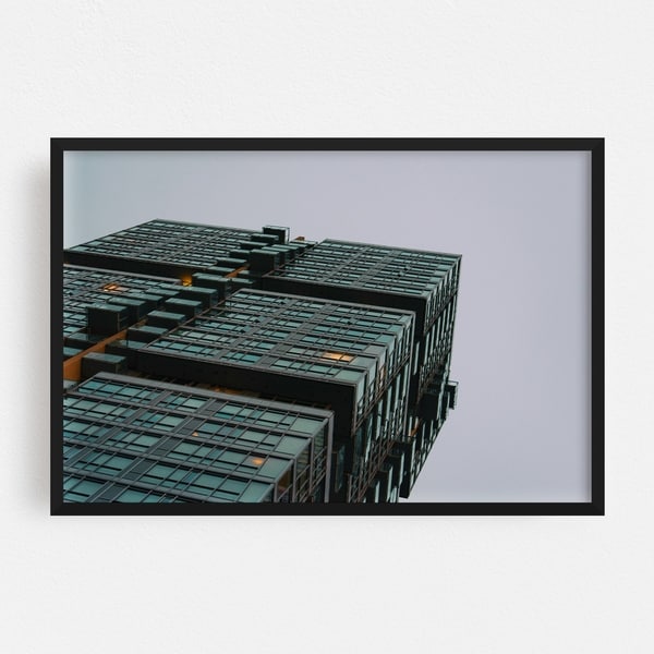 Noir Gallery Toronto Canada Abstract Architecture Framed Art Print