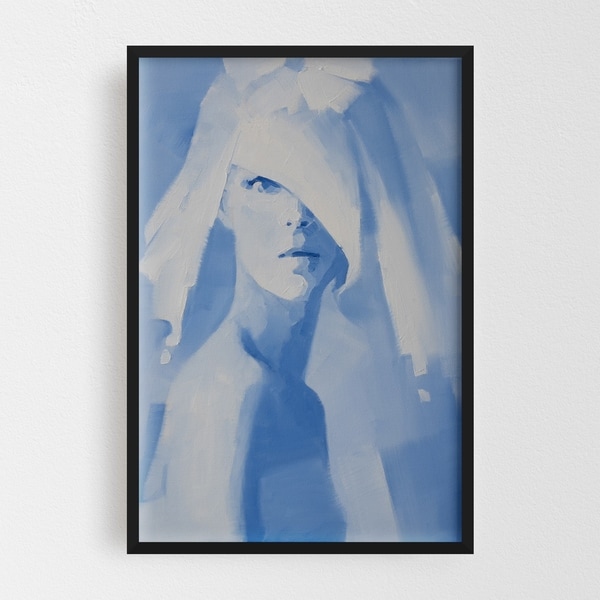 Noir Gallery Feminine Figurative Oil Painting Framed Art Print