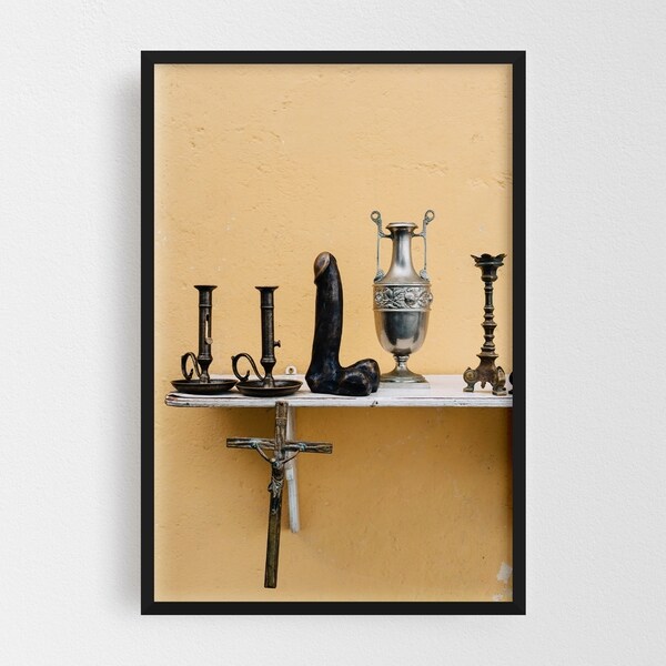 Noir Gallery Positano Italy Beach Nature Photo Framed Art Print