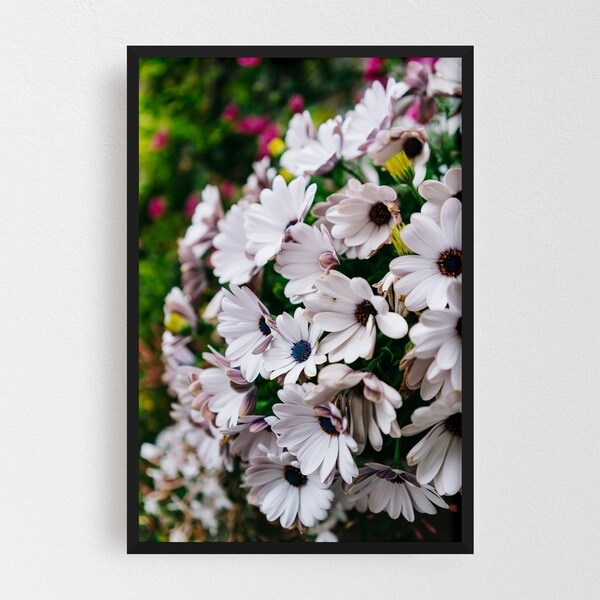 Noir Gallery Positano Italy Floral Nature Photo Framed Art Print