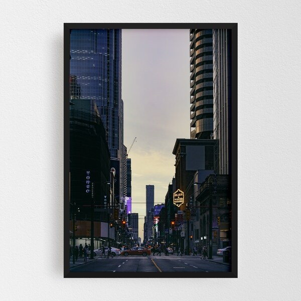 Noir Gallery Toronto Canada Urban Cityscape Photo Framed Art Print