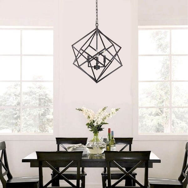 geometric dining room light