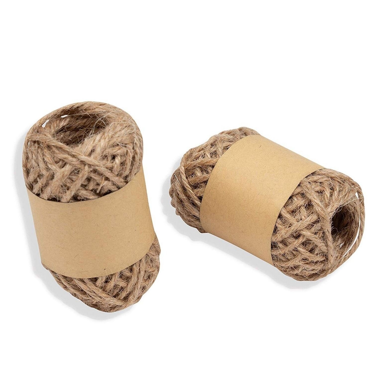 24-Roll 11 Yards Natural Jute Rope Cord Twine String Crafts DIY Decoration  - 11 Yards - Bed Bath & Beyond - 29775071