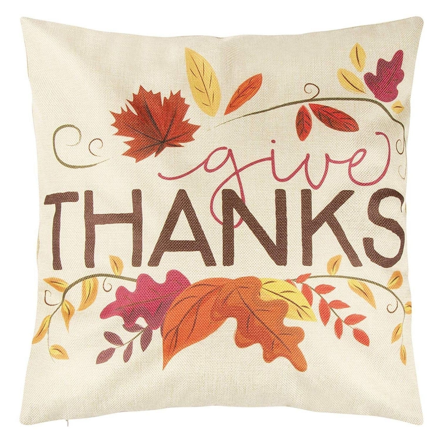 4 Thanksgiving Throw Pillow Covers, Country Style Home Decor, 18 x 18  Pillows - On Sale - Bed Bath & Beyond - 29775078