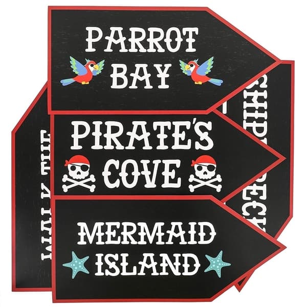 Pirates Cake Topper 1/4 8.5 x 10.5 Inches Birthday Cake Topper