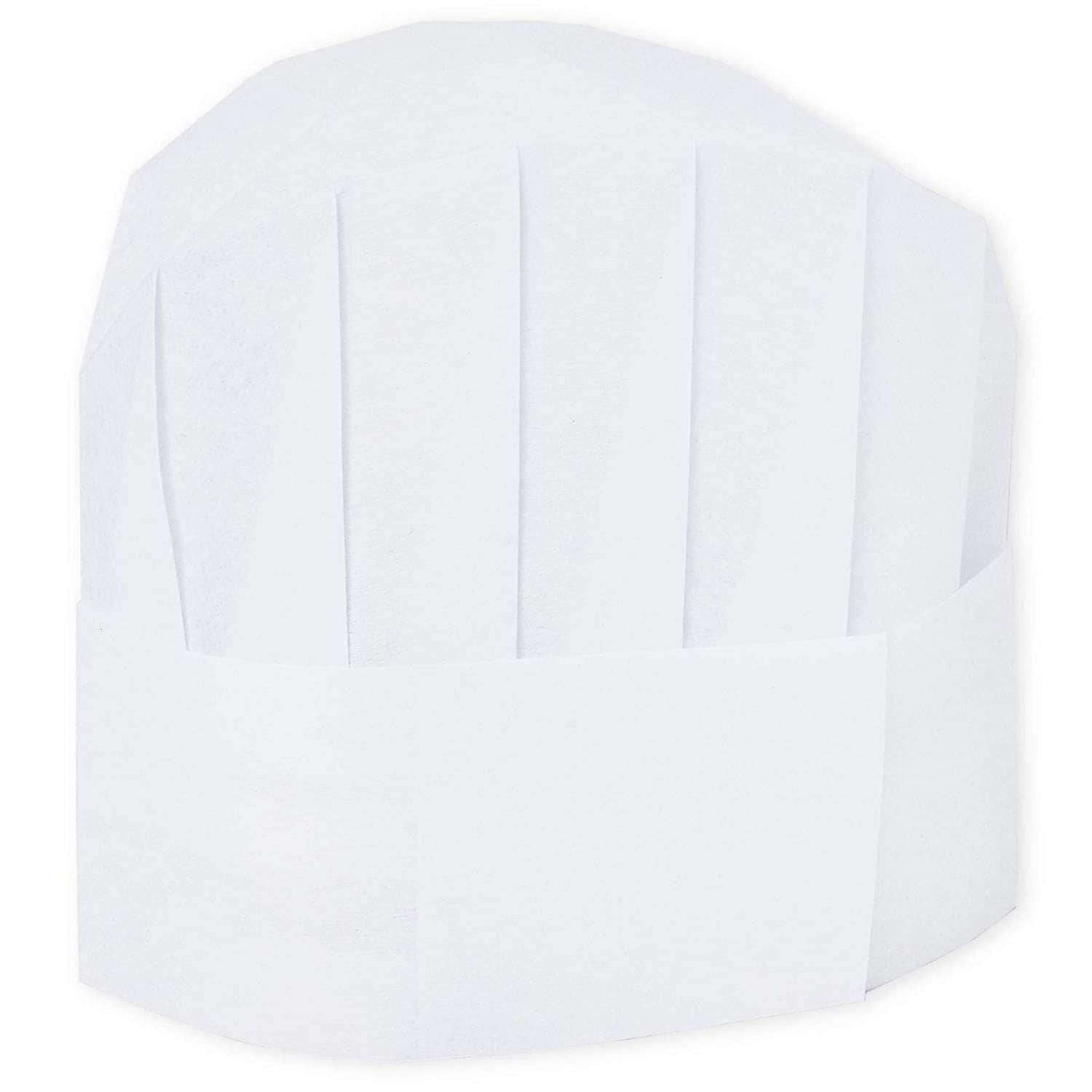 24Pack Chef Hats Disposable White Paper Chef Toques Kitchen Caps Supplies Bed Bath & Beyond
