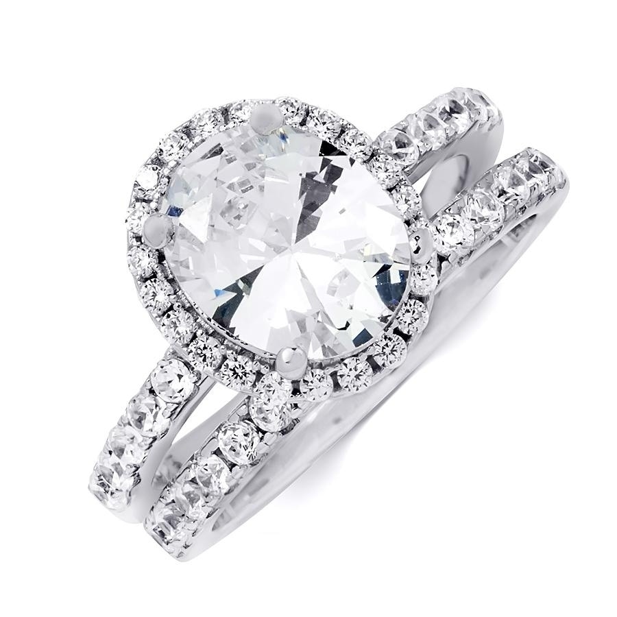 MayaMila 3.5 Carat Wedding BAND Engagement RING Set Oval Cut Sterling Silver
