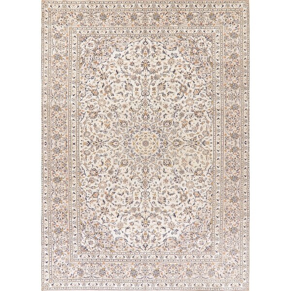 Vintage Light Color Floral Ardakan Area Rug Hand-made Living Room - 11'6" X 8'3"