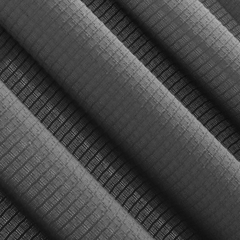 Clean Window Waffle Texture Anti-Dust Curtain Panel, Single Panel