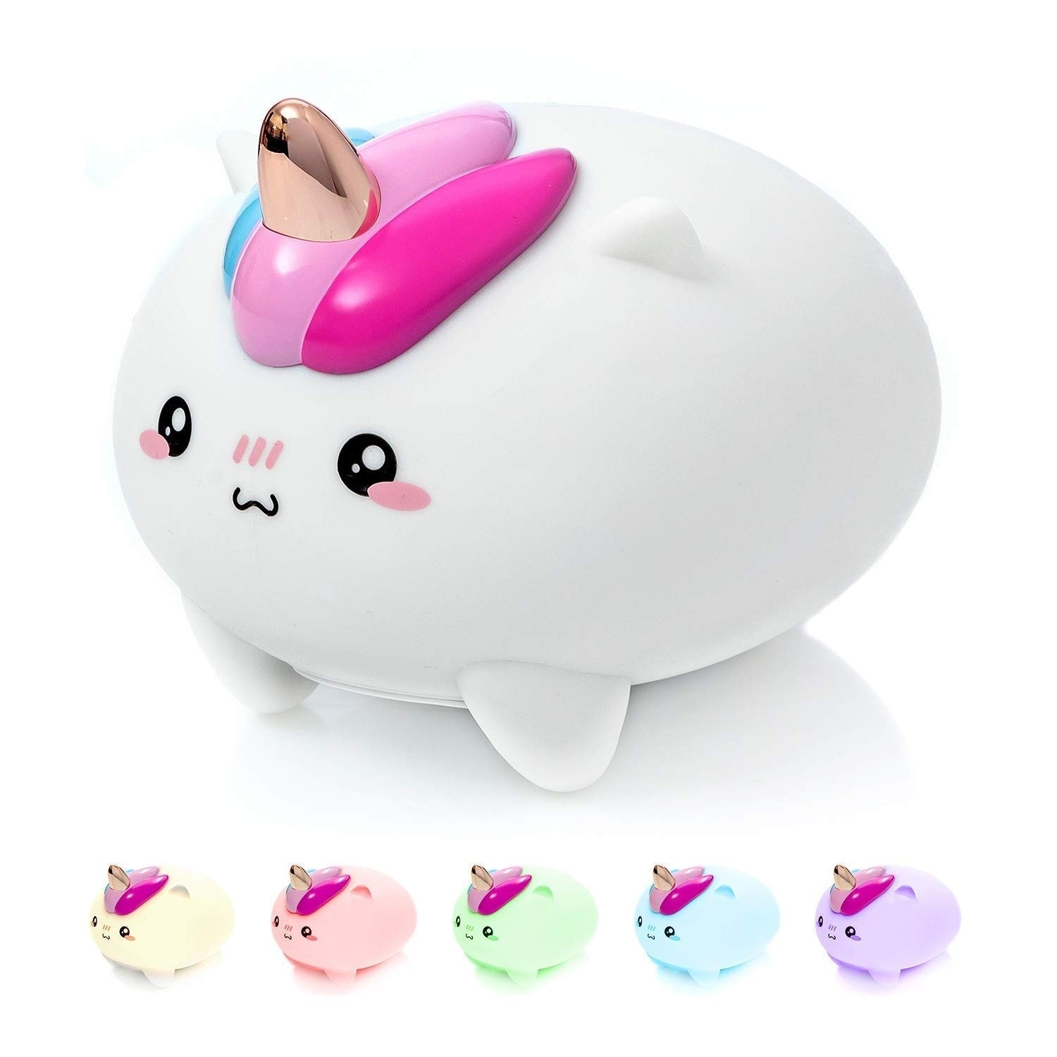 AA Batteries Brand New Details about   Kids Rainbow Dreams Unicorn Night Light Color Changing 