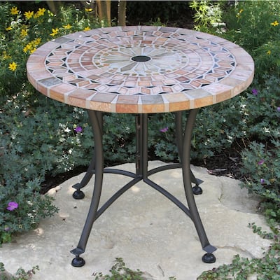 Cordora 24-inch Sandstone Accent Table by Havenside Home