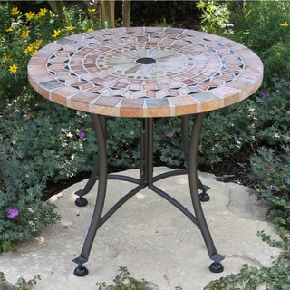 outdoor natural stone table