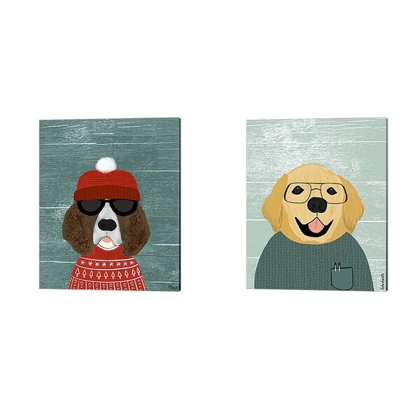 Katie Doucette 'Spaniel & Retriever' Canvas Art (Set of 2)