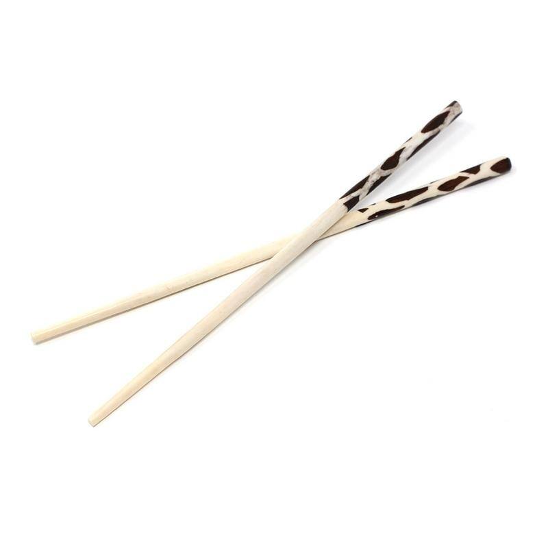 Handmade Batik Bone Chopstick, Service for 2 (Kenya)