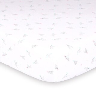 PS by The Peanutshell 2 Pk Fitted Sheets, Unicorns/Shooting Stars