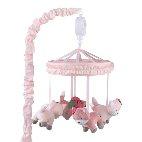 slide 1 of 1, Rose Musical Mobile by The Peanutshell