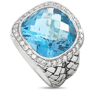scott kay blue topaz earrings