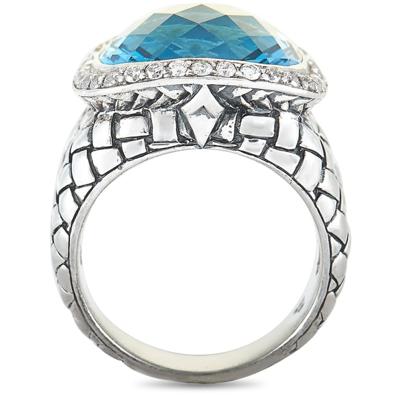 scott kay blue topaz earrings