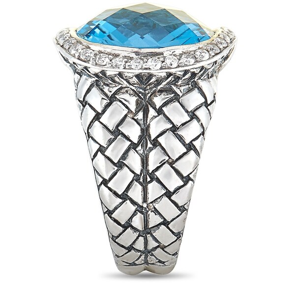 scott kay blue topaz earrings