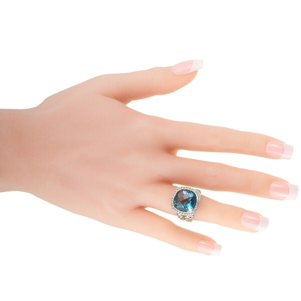 scott kay blue topaz earrings