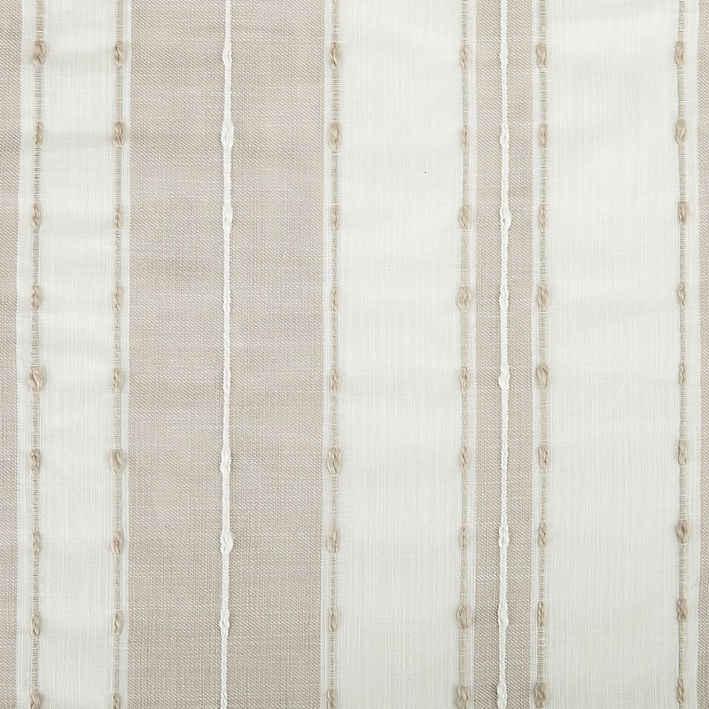 Archaeo Slub Texture Stripe Cotton Curtain, Single Panel