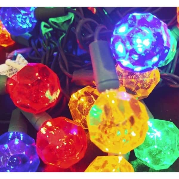 Multi(Red, Blue, Yellow, Orange, Green) LED Light String Set of 25 ...