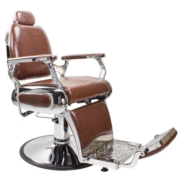 Shop Roosevelt Vintage Style Barber Chair Reclining Heavy
