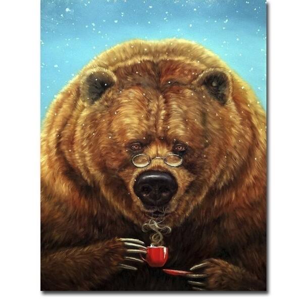 slide 1 of 1, Civilized by Lucia Heffernan Gallery Wrapped Canvas Giclee Art (18 in x 14 in)