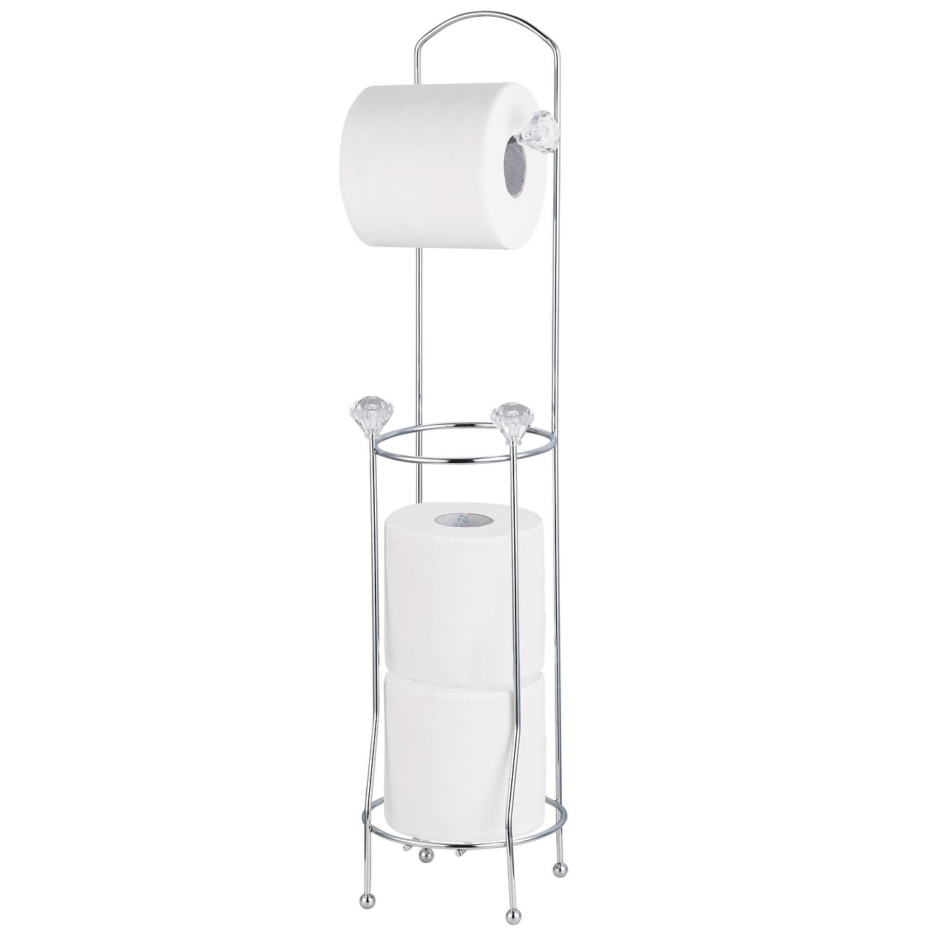 toilet roll holder and storage