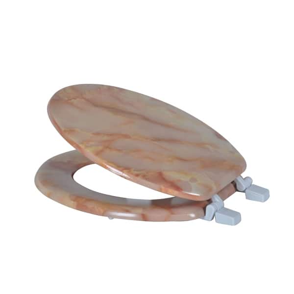 Dream Bath Heavy Duty Round Toilet Seat With Non Slip Seat And Quick Attach Easy Install Hardware Overstock 29791735