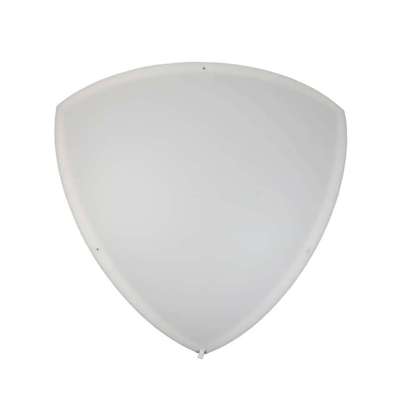 "Heater Shield" Beacon Series Triangle Corner Light, Plug-In 17' Cord, White by Home Concept