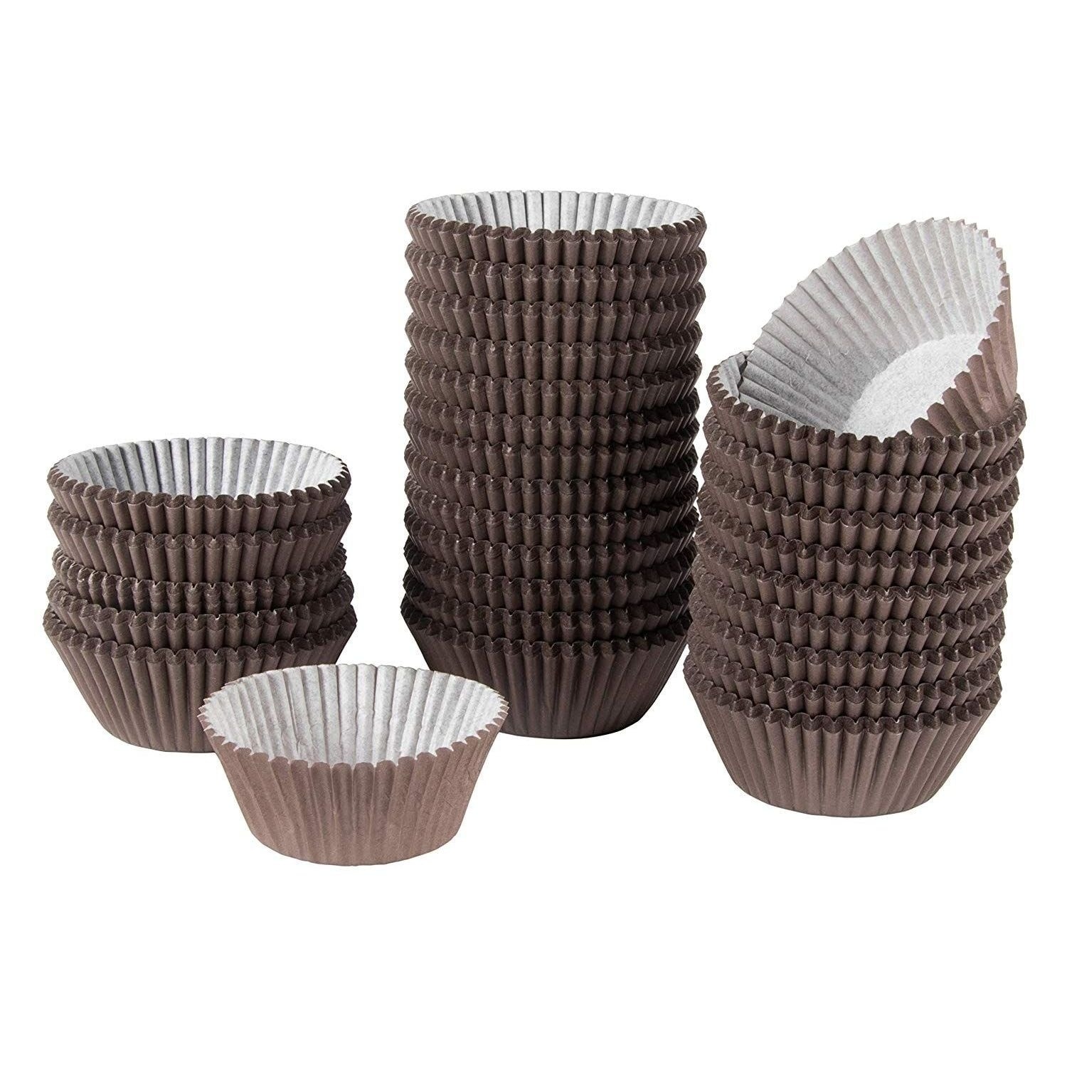 Brown Baking Cups Qty 32 Brown Muffin Cups Brown Cupcake Liners Cupcake Liners Chocolate Brown Heavy Duty Designer Cupcake Liners