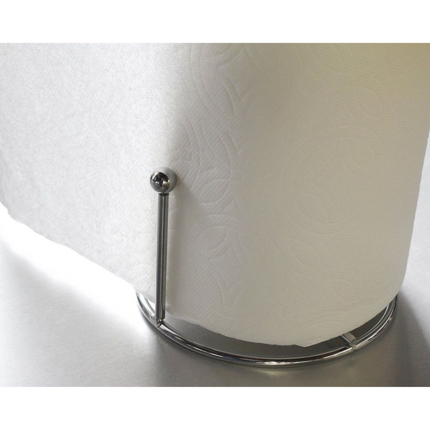 Paper Towel Holder Stainless Steel Vertical Stand for Paper Towels 5.5 x 11.5 Inches