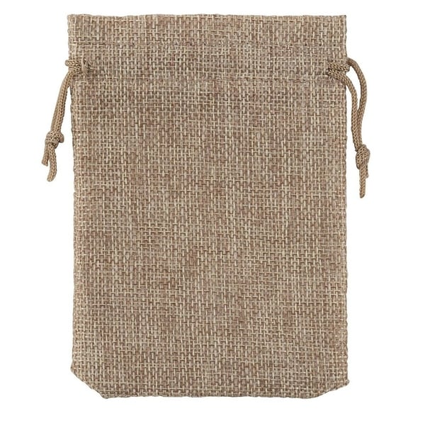 Burlap jewelry bags sale