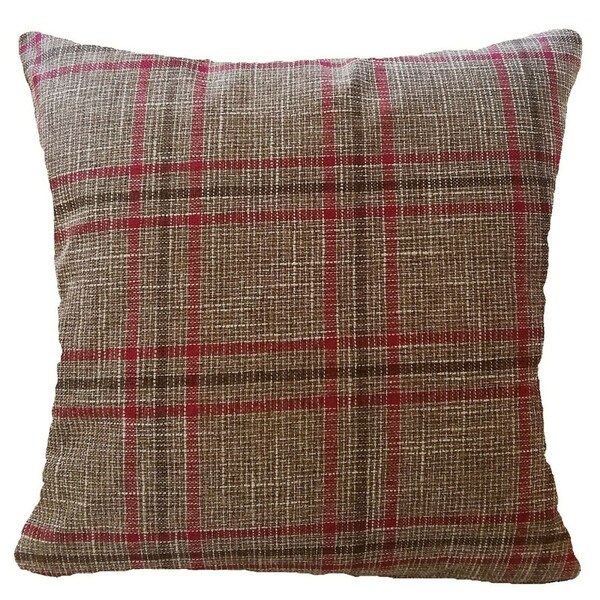 checkered pillow