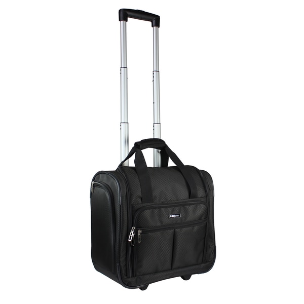 World Traveler Deluxe Lightweight 15-Inch Underseat Rolling Carry-On ...