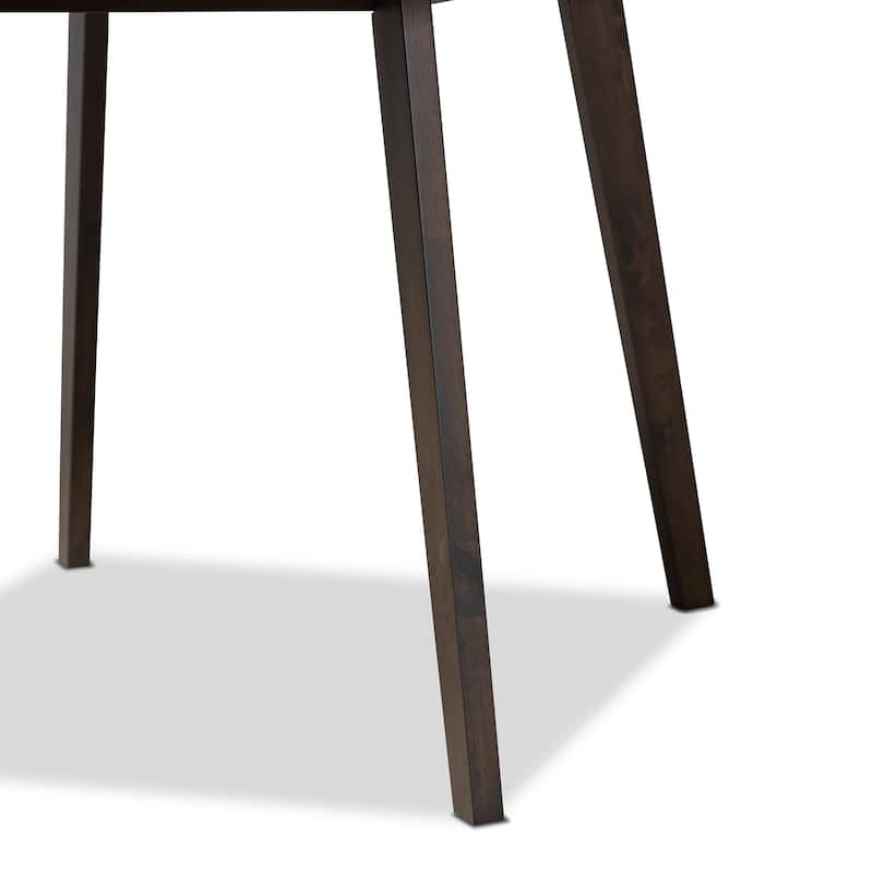 Britte Mid-Century Modern Wood Dining Table